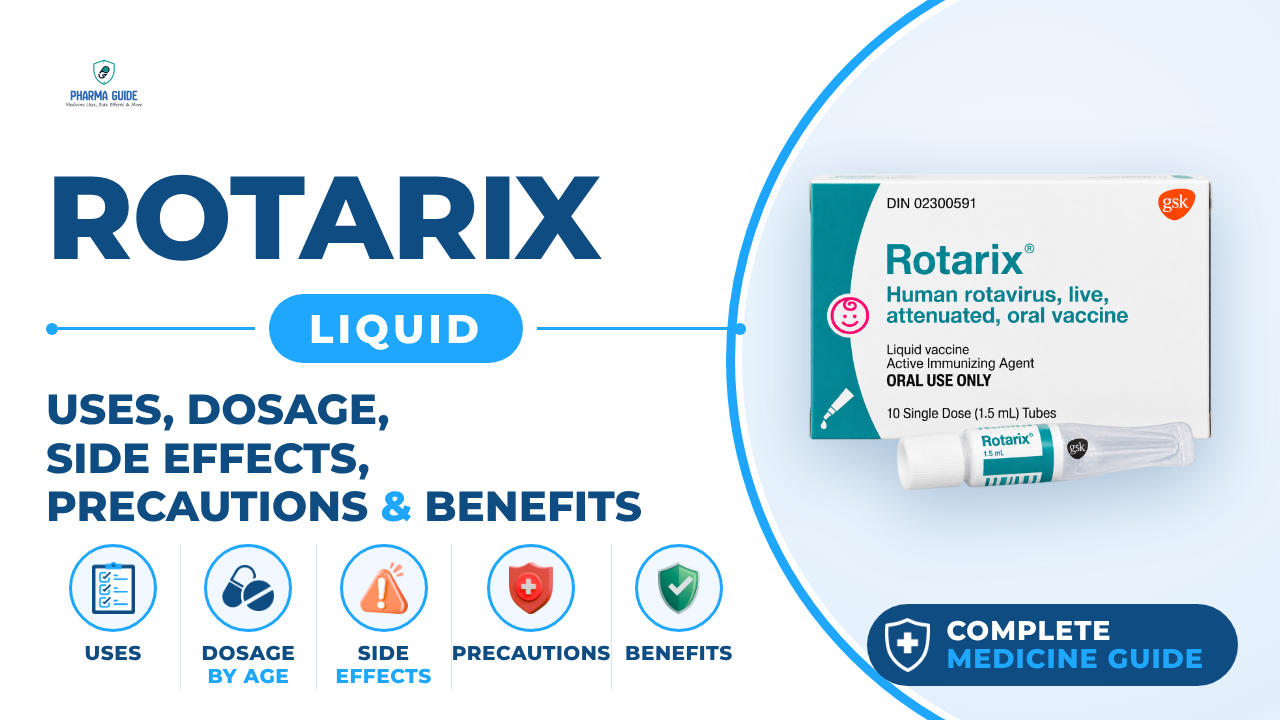 Rotarix Liquid: Uses, Dosage, Side Effects, Precautions and Alternates