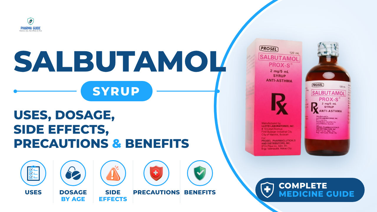 Salbutamol Syrup: Uses, Dosage, Side Effects, Precautions and Alternates