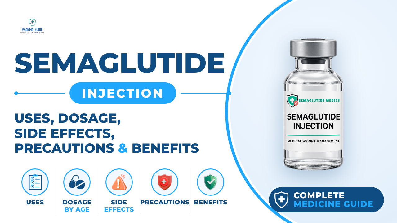 Semaglutide Injection: Uses, Dosage, Side Effects, Precautions and Alternates