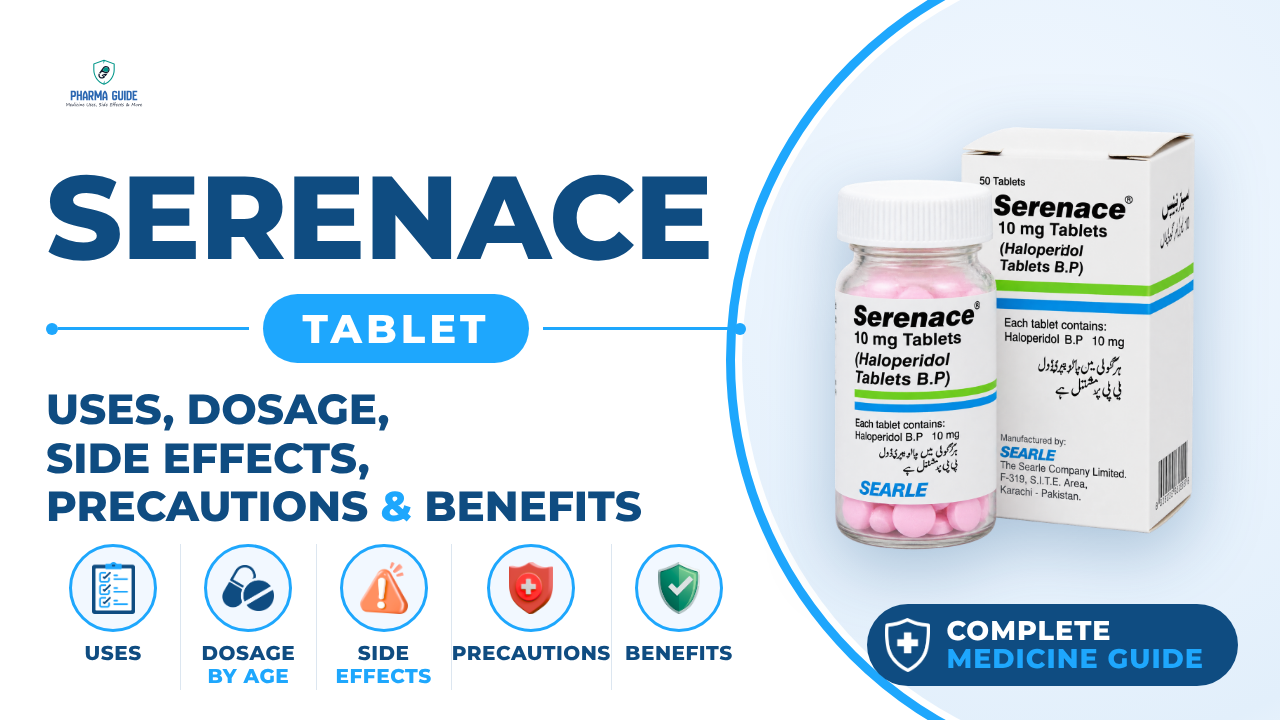 Serenace Tablet: Uses, Dosage, Side Effects, Precautions and Alternates