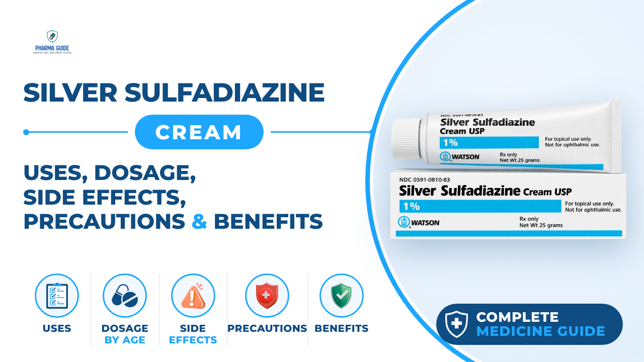 Silver Sulfadiazine Cream: Uses, Dosage, Side Effects, Precautions and Alternates