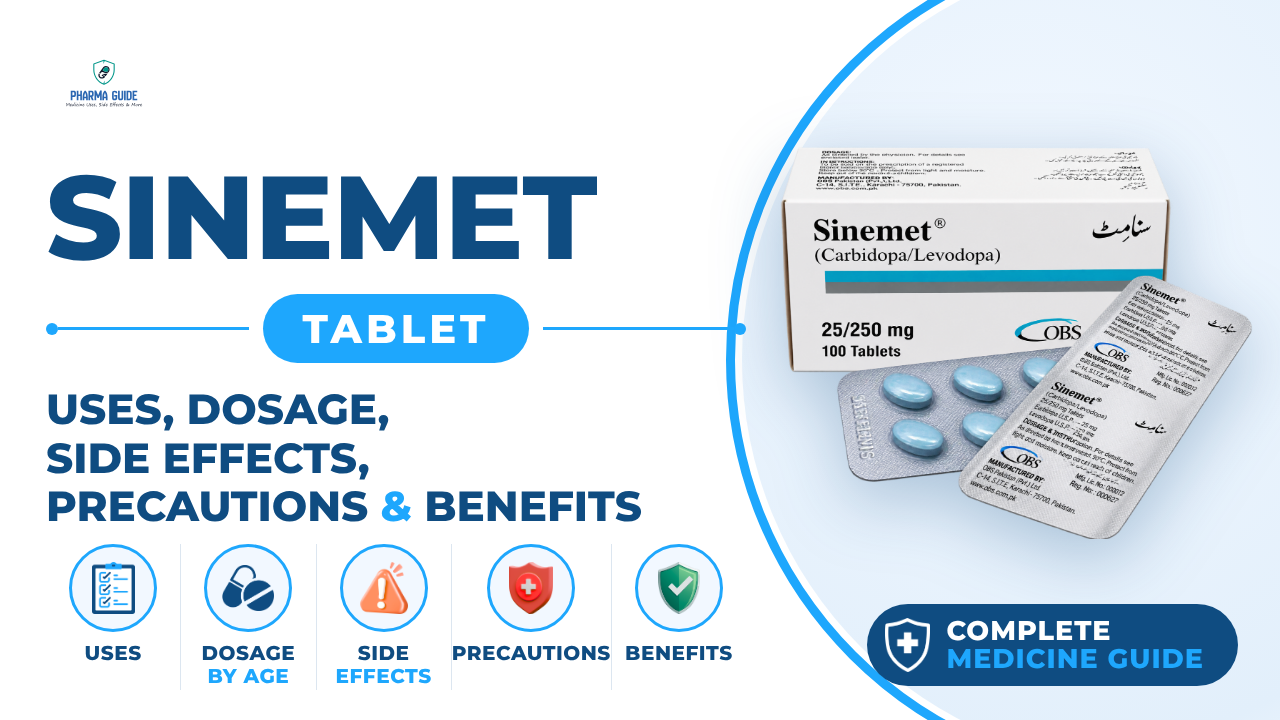 Sinemet Tablet: Uses, Dosage, Side Effects, Precautions and Alternates
