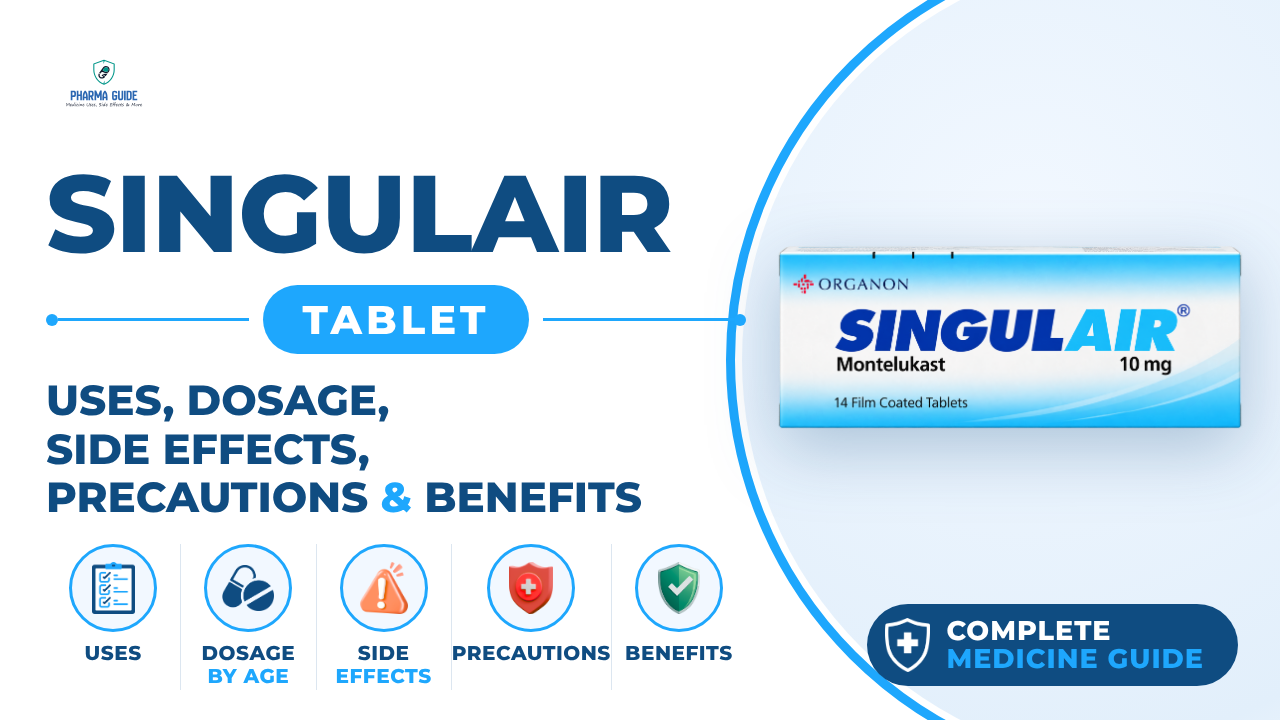 Singulair Tablet: Uses, Dosage, Side Effects, Precautions and Alternates