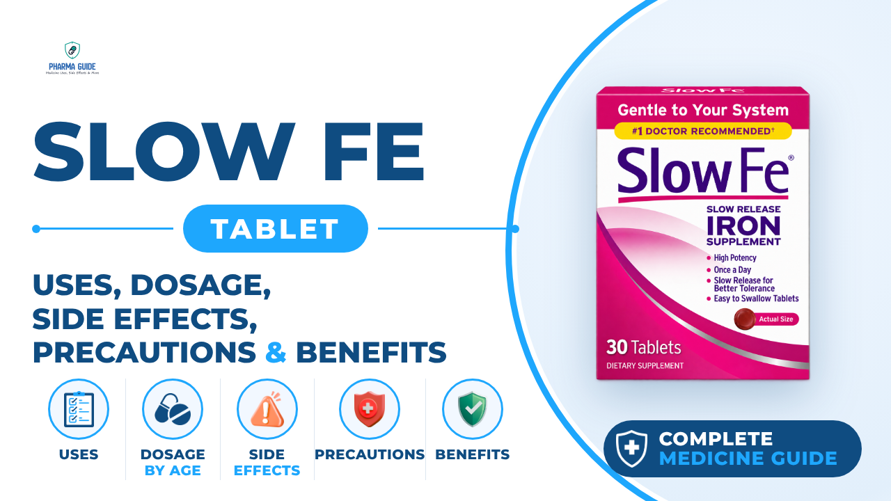 Slow Fe Tablet: Uses, Dosage, Side Effects, Precautions and Alternates