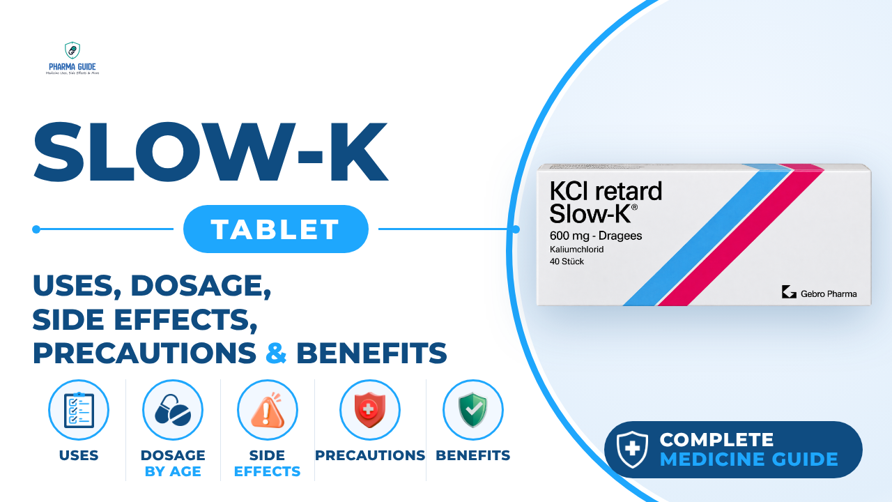 Slow-K Tablet: Uses, Dosage, Side Effects, Precautions and Alternates