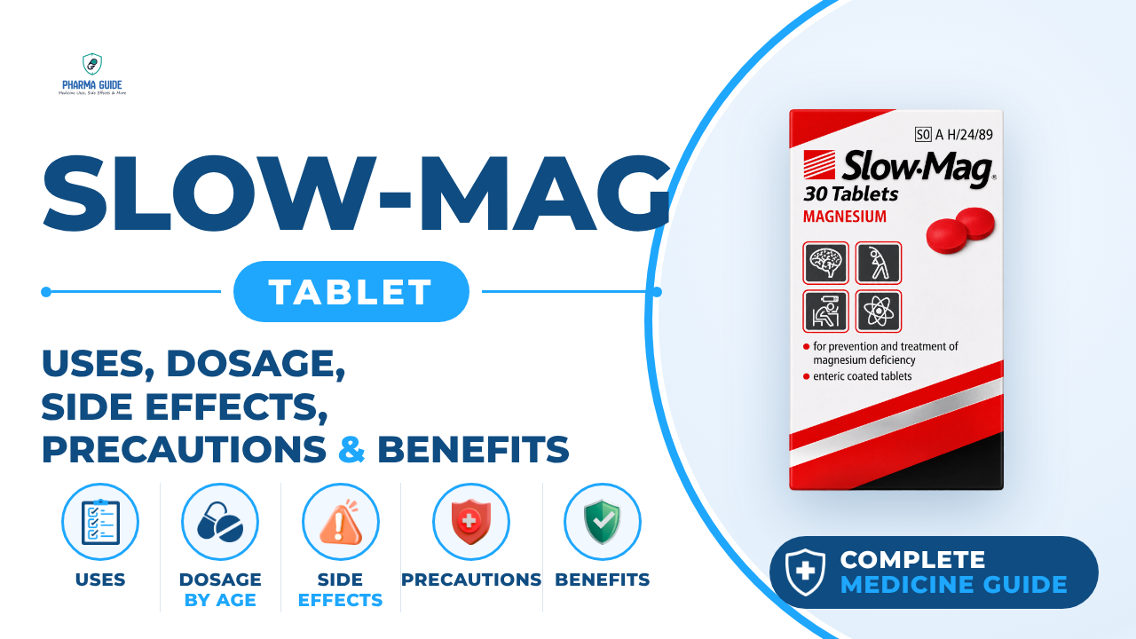 Slow-Mag Tablet: Uses, Dosage, Side Effects, Precautions and Alternates