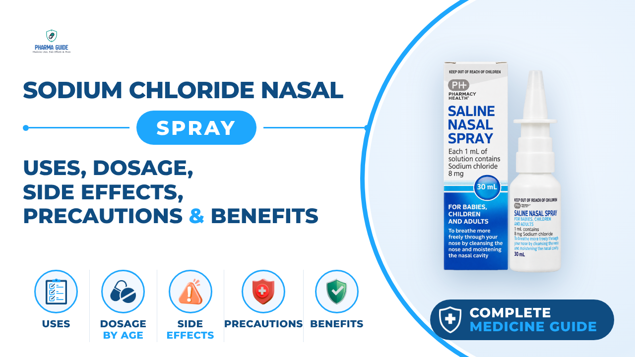 Sodium Chloride Nasal Spray: Uses, Dosage, Side Effects, Precautions and Alternates