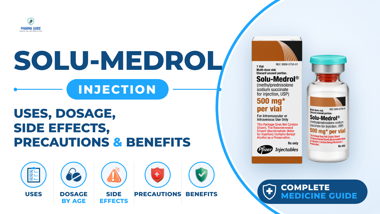 Solu-Medrol Injection: Uses, Dosage, Side Effects, Precautions and Alternates