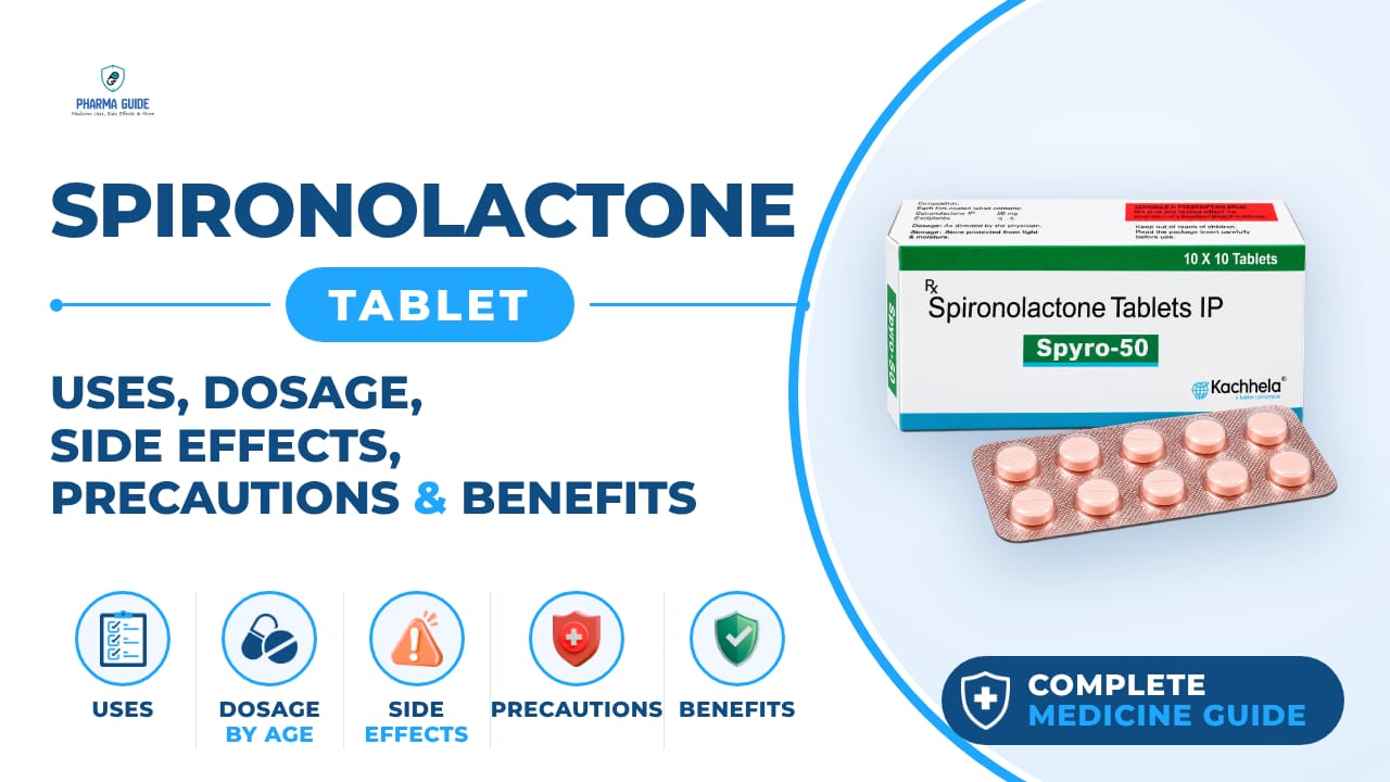 Spironolactone Tablet: Uses, Dosage, Side Effects, Precautions and Alternates