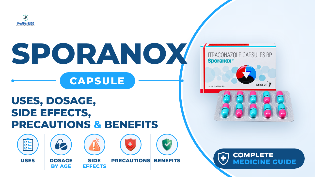 Sporanox Capsule: Uses, Dosage, Side Effects, Precautions and Alternates