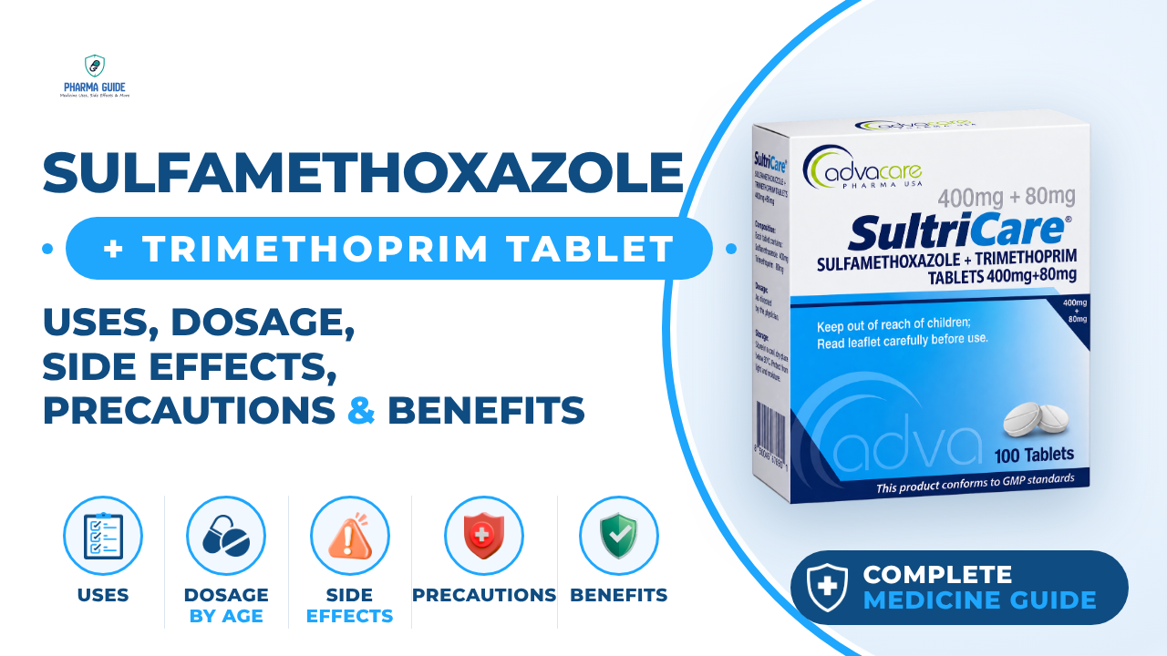 Sulfamethoxazole + Trimethoprim Tablet: Uses, Dosage, Side Effects, Precautions and Alternates