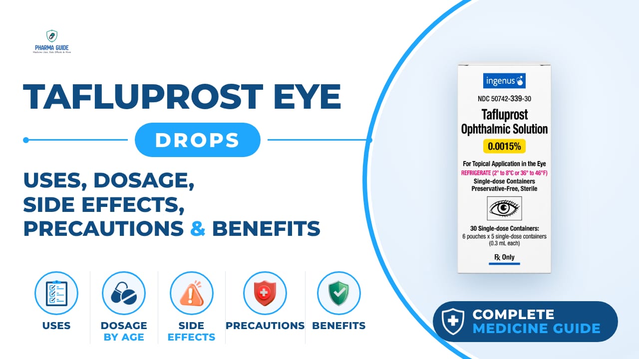 Tafluprost Eye Drops: Uses, Dosage, Side Effects, Precautions and Alternates