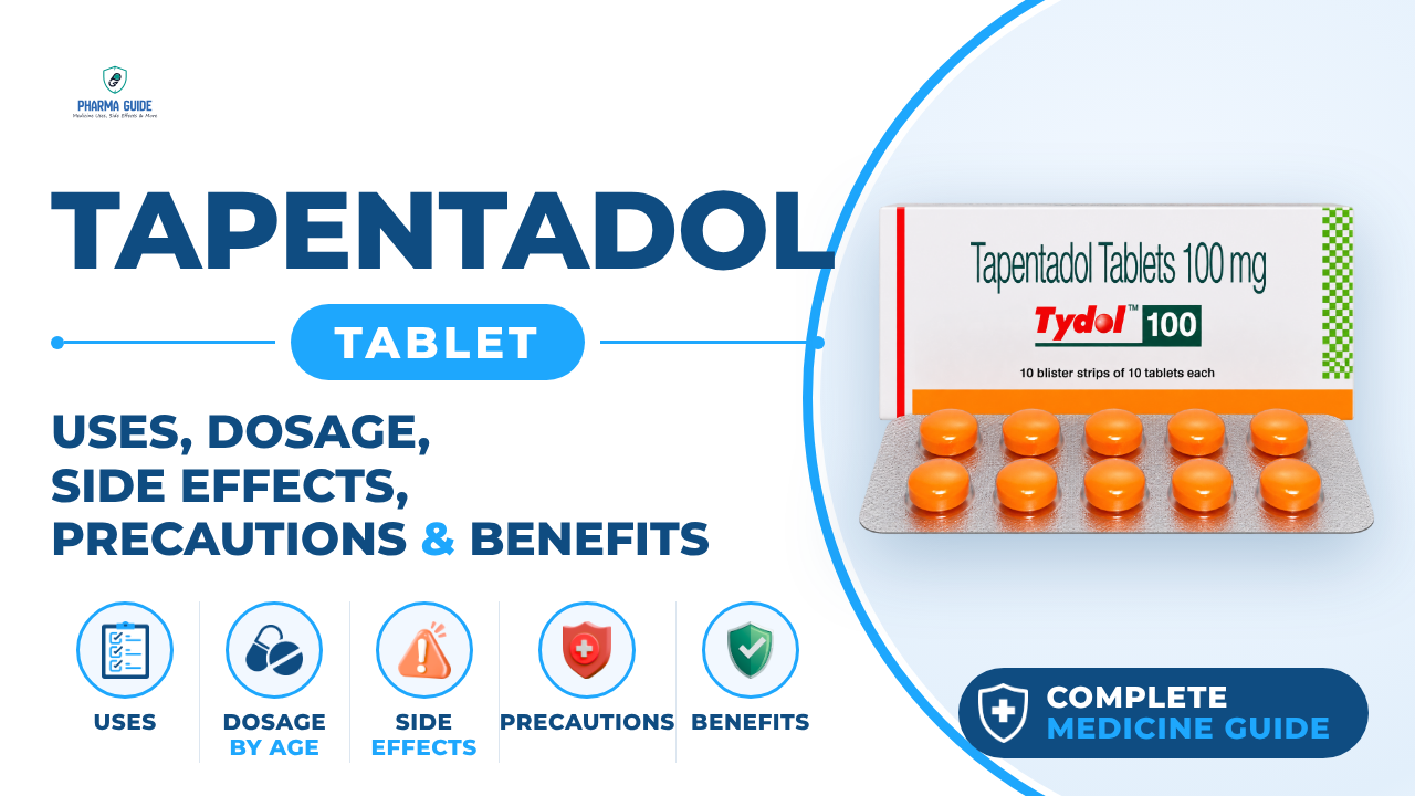Tapentadol Tablet: Uses, Dosage, Side Effects, Precautions and Alternates