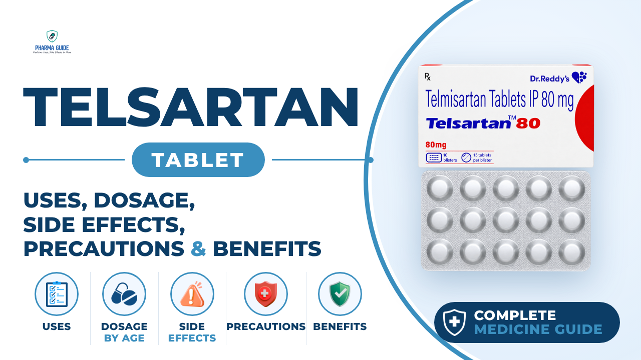 Telsartan Tablet: Uses, Dosage, Side Effects, Precautions and Alternates
