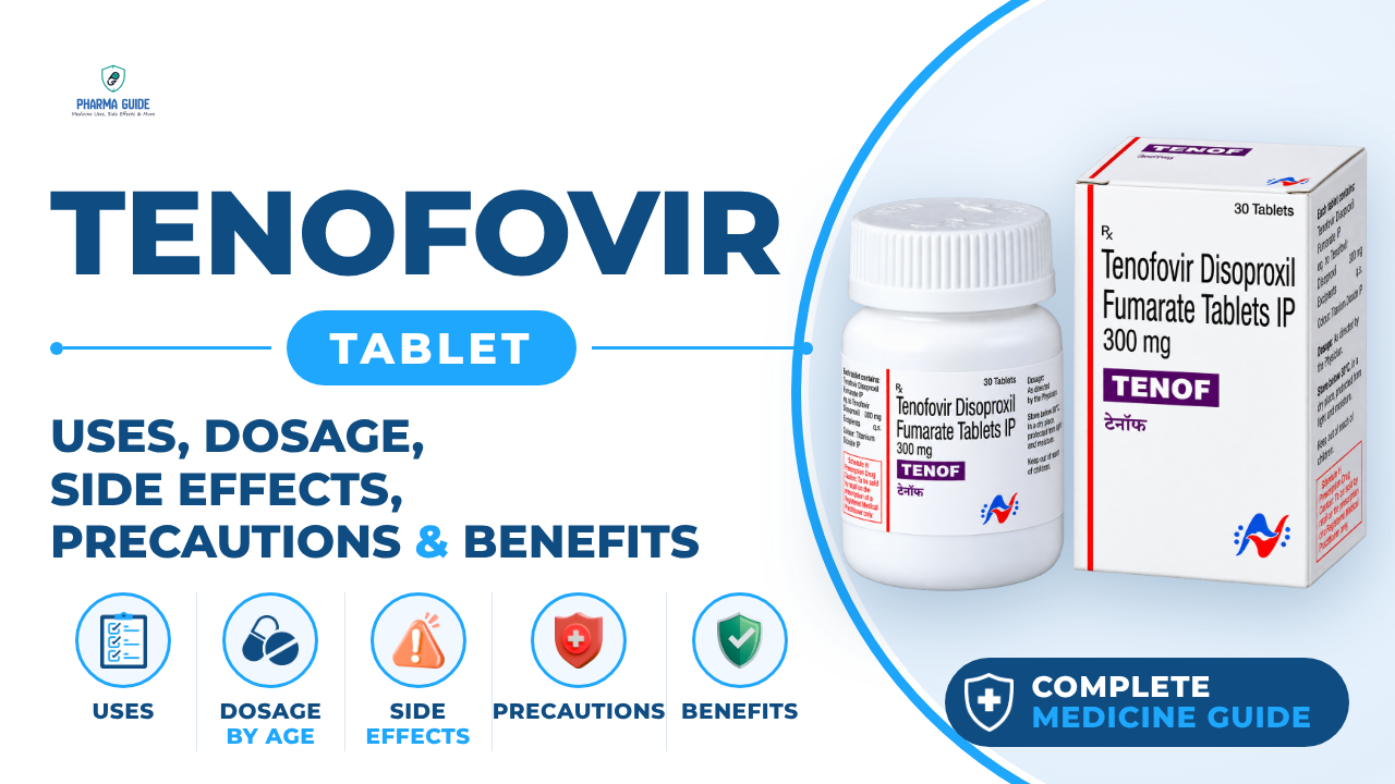 Tenofovir Tablet: Uses, Dosage, Side Effects, Precautions and Alternates