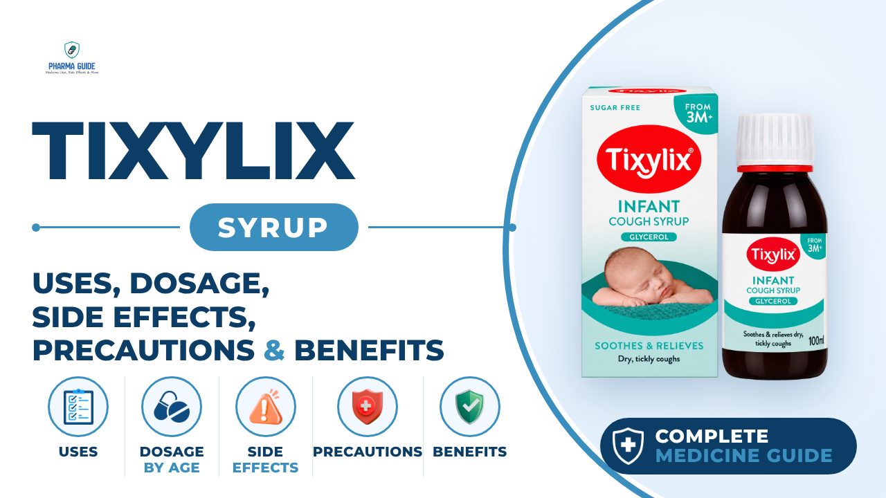 Tixylix Syrup: Uses, Dosage, Side Effects, Precautions and Alternates