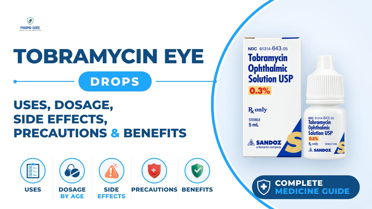 Tobramycin Eye Drops: Uses, Dosage, Side Effects, Precautions and Alternates