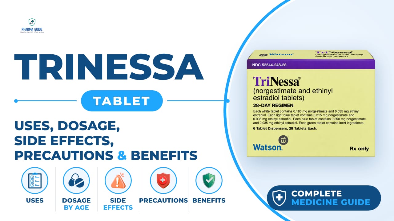 Trinessa Tablet: Uses, Dosage, Side Effects, Precautions and Alternates