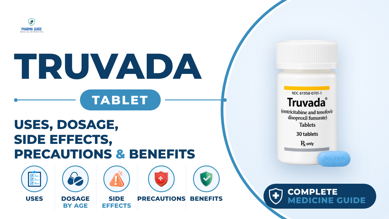 Truvada Tablet: Uses, Dosage, Side Effects, Precautions and Alternates