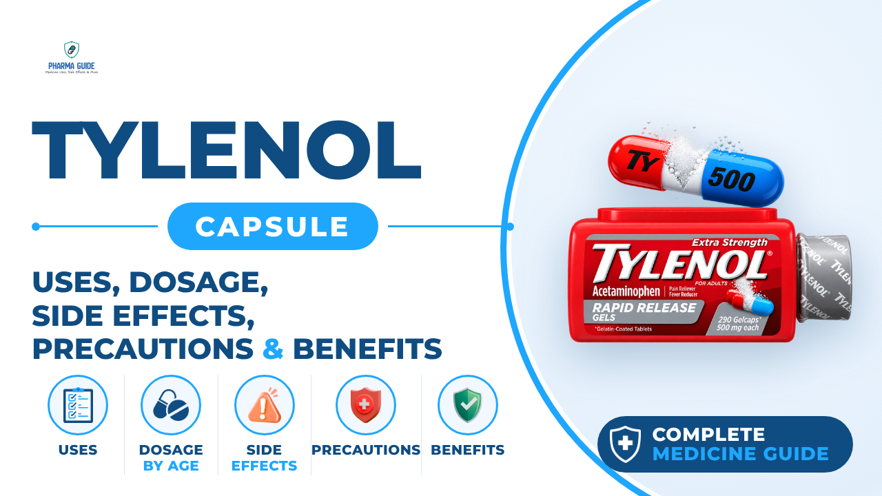 Tylenol Capsule: Uses, Dosage, Side Effects, Precautions and Alternates