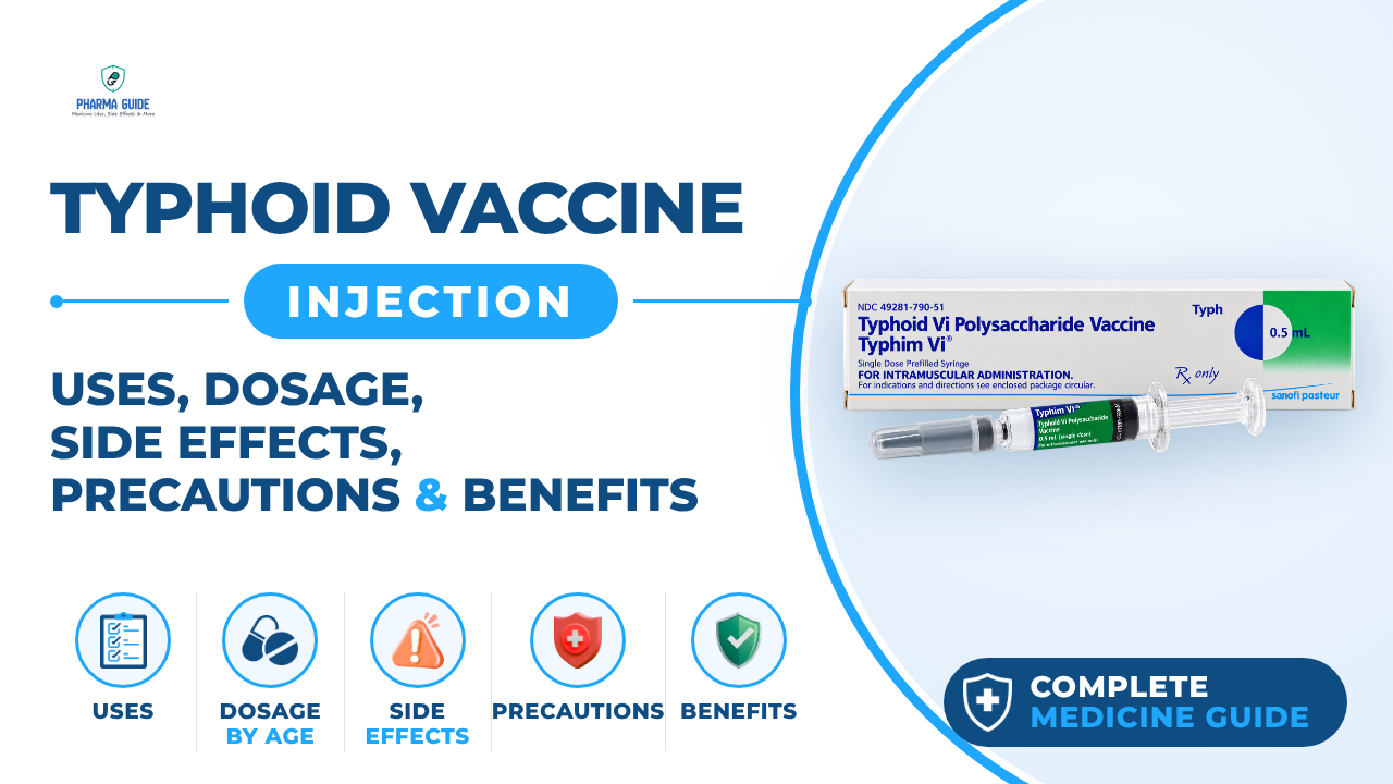 Typhoid Vaccine Injection: Uses, Dosage, Side Effects, Precautions and Alternates