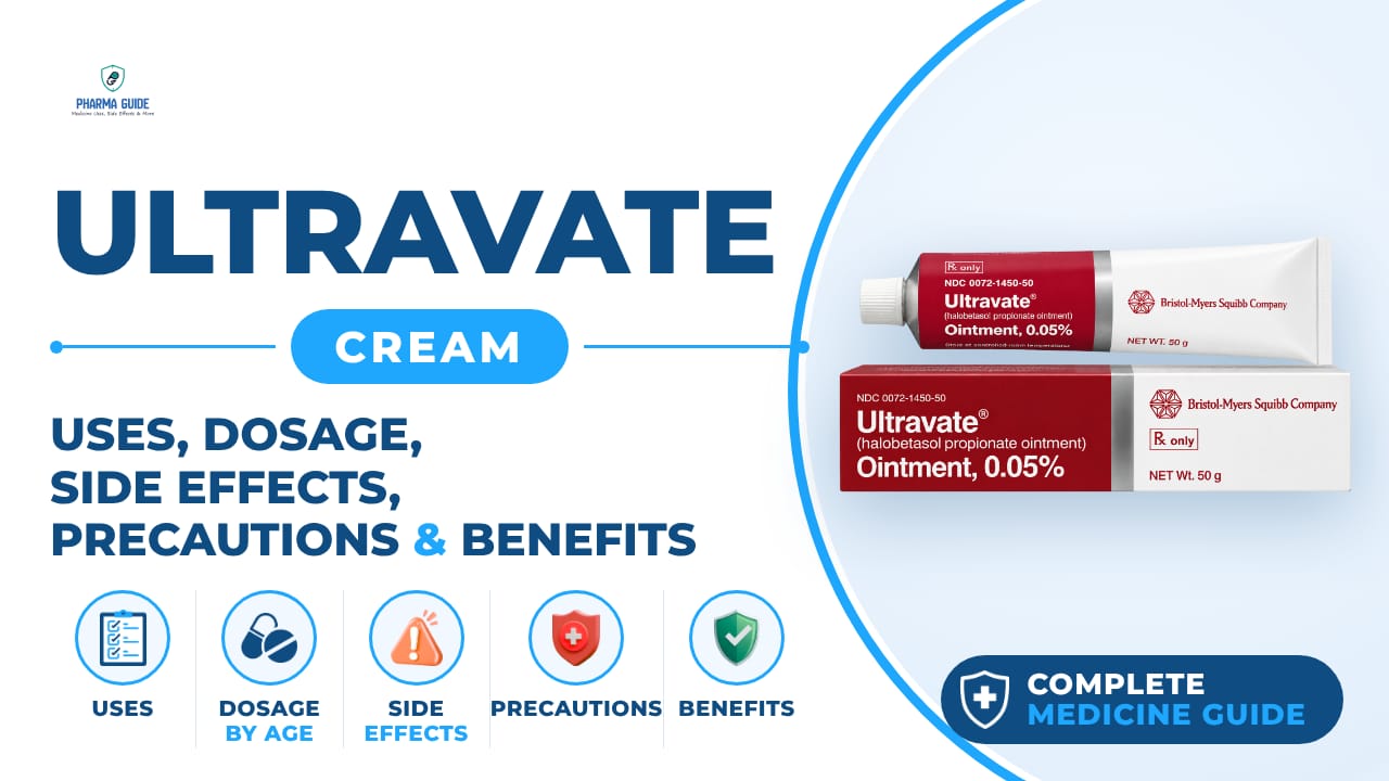 Ultravate Cream: Uses, Dosage, Side Effects, Precautions and Alternates