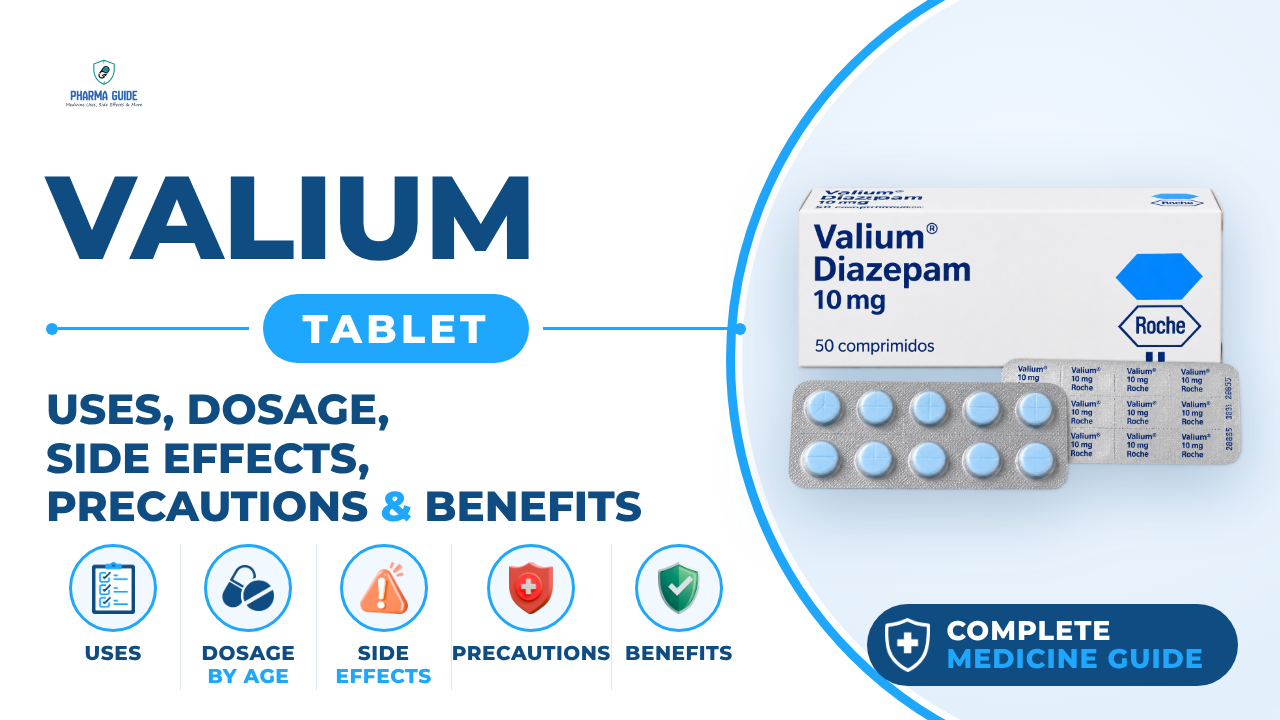 Valium Tablet: Uses, Dosage, Side Effects, Precautions and Alternates