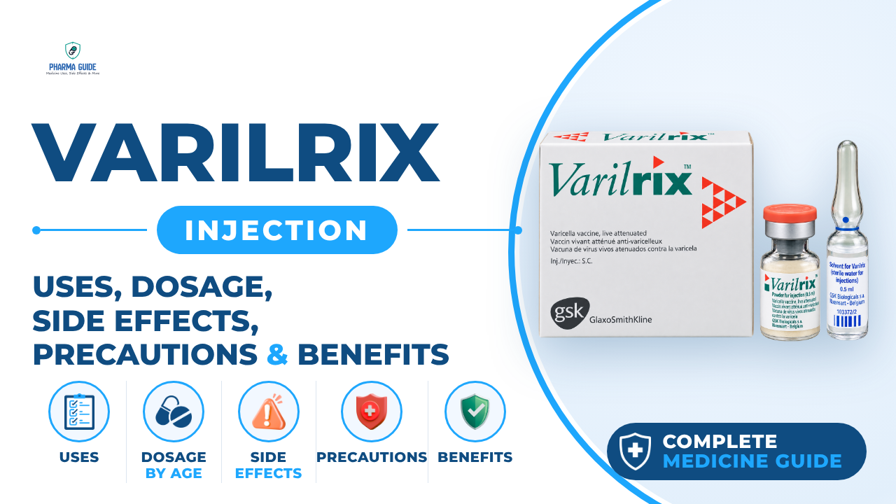 Varilrix Injection: Uses, Dosage, Side Effects, Precautions and Alternates