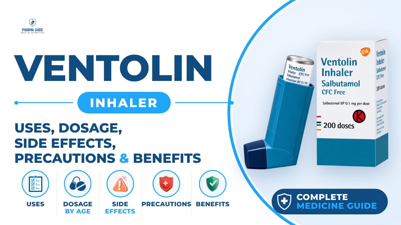 Ventolin Inhaler: Uses, Dosage, Side Effects, Precautions and Alternates