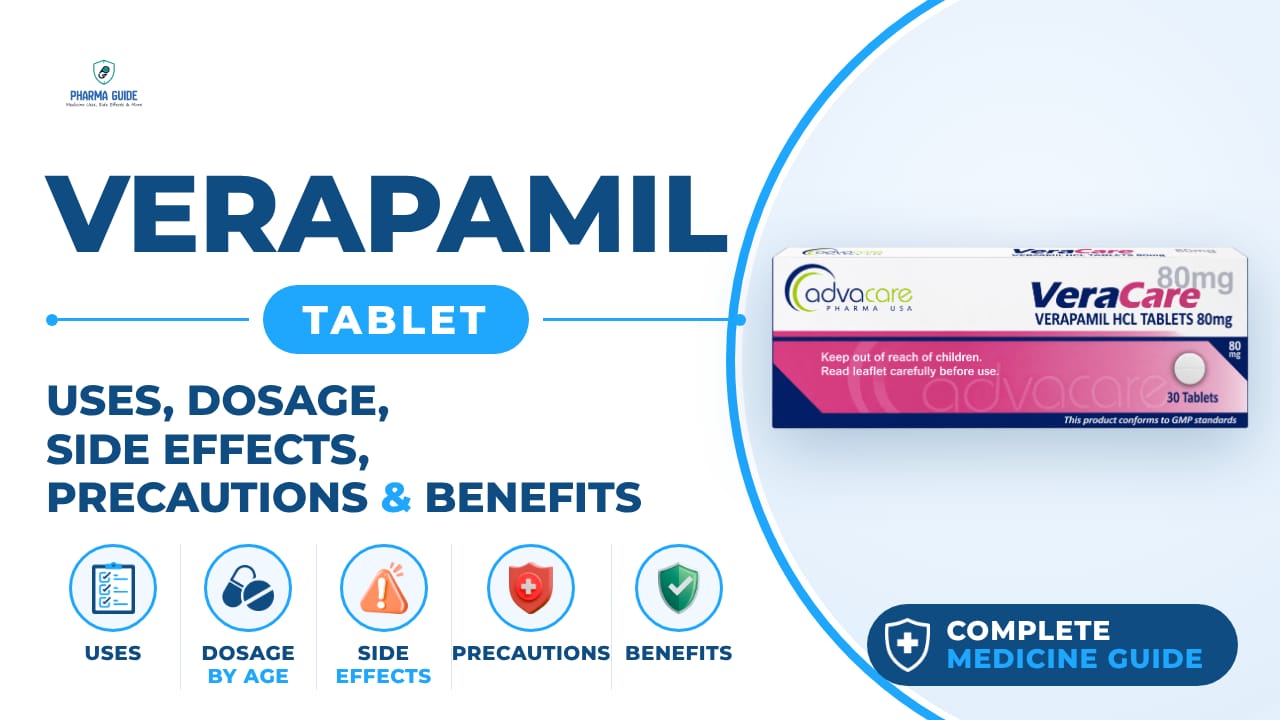 Verapamil Tablet: Uses, Dosage, Side Effects, Precautions and Alternates