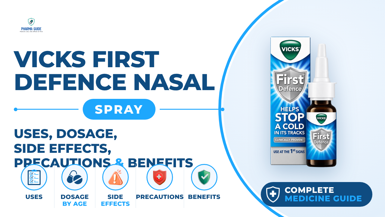 Vicks First Defence Nasal Spray: Uses, Dosage, Side Effects, Precautions and Alternates