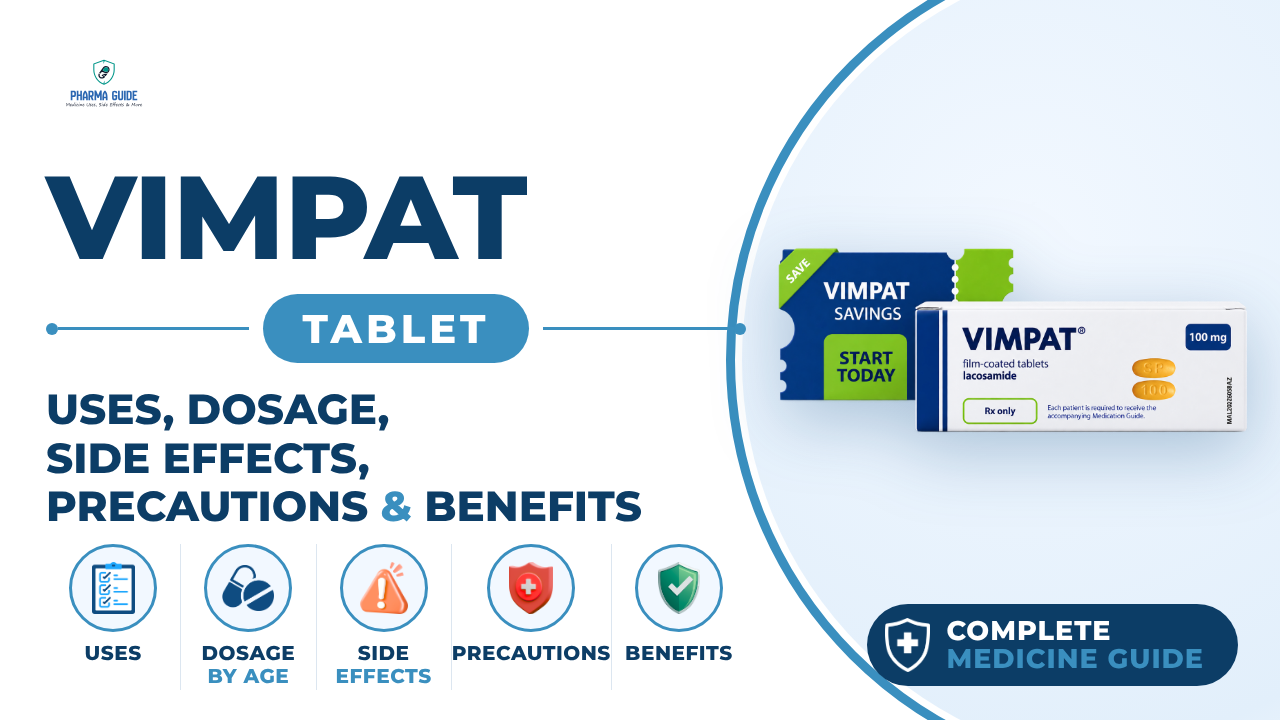 Vimpat Tablet: Uses, Dosage, Side Effects, Precautions and Alternates
