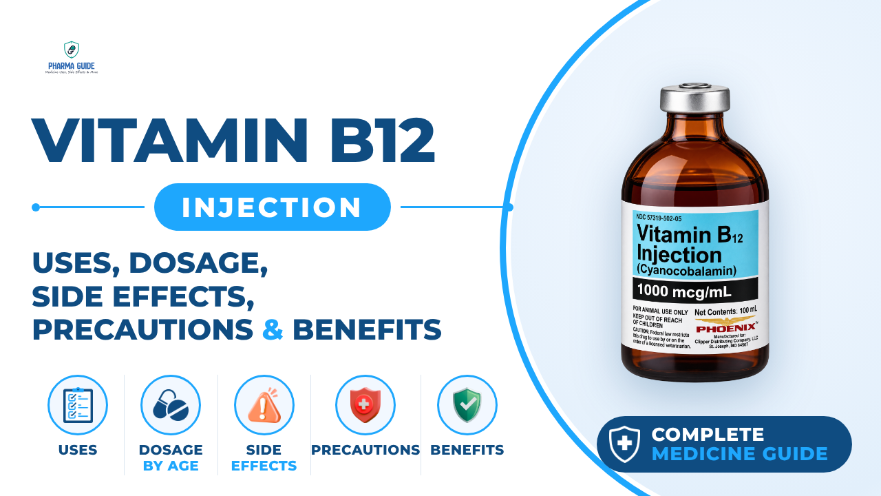 Vitamin B12 Injection: Uses, Dosage, Side Effects, Precautions and Alternates