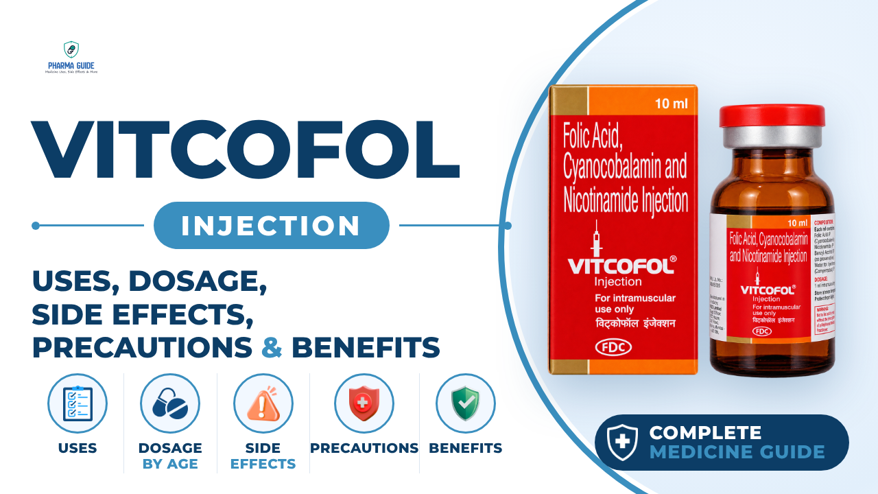 Vitcofol Injection: Uses, Dosage, Side Effects, Precautions and Alternates