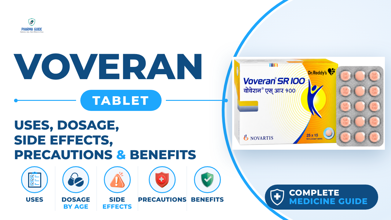 Voveran Tablet: Uses, Dosage, Side Effects, Precautions and Alternates