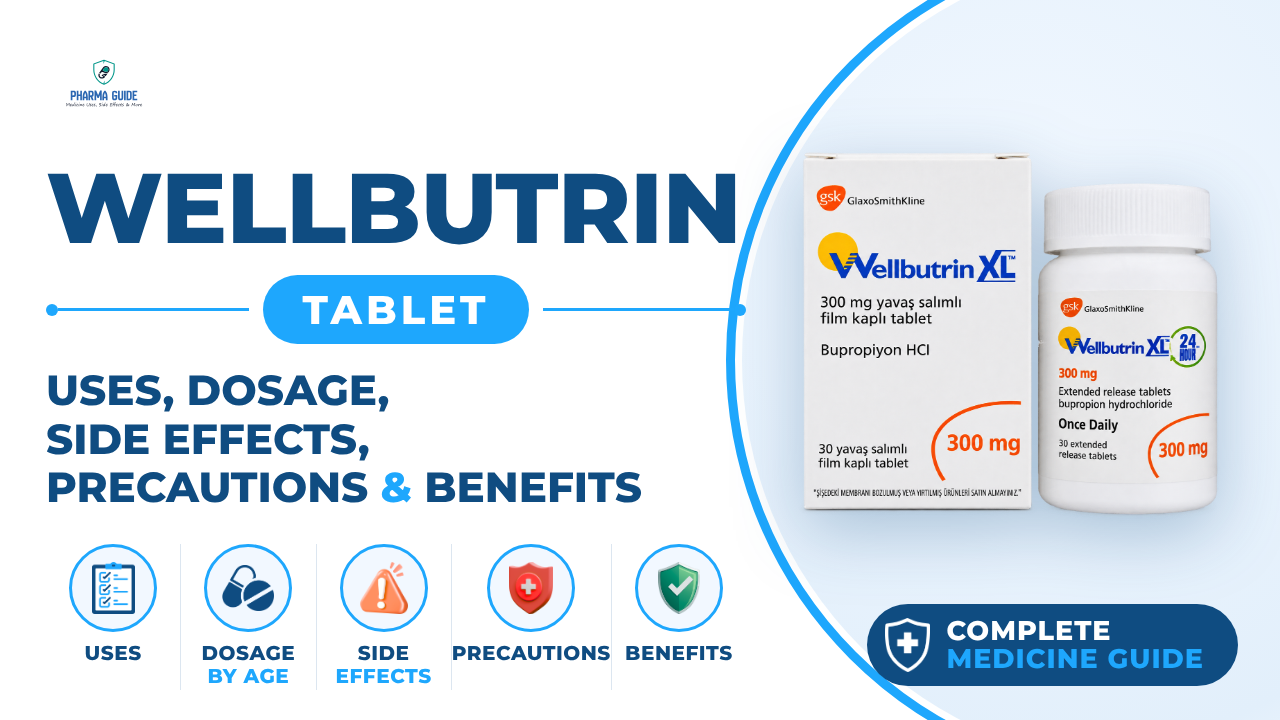 Wellbutrin Tablet: Uses, Dosage, Side Effects, Precautions and Alternates
