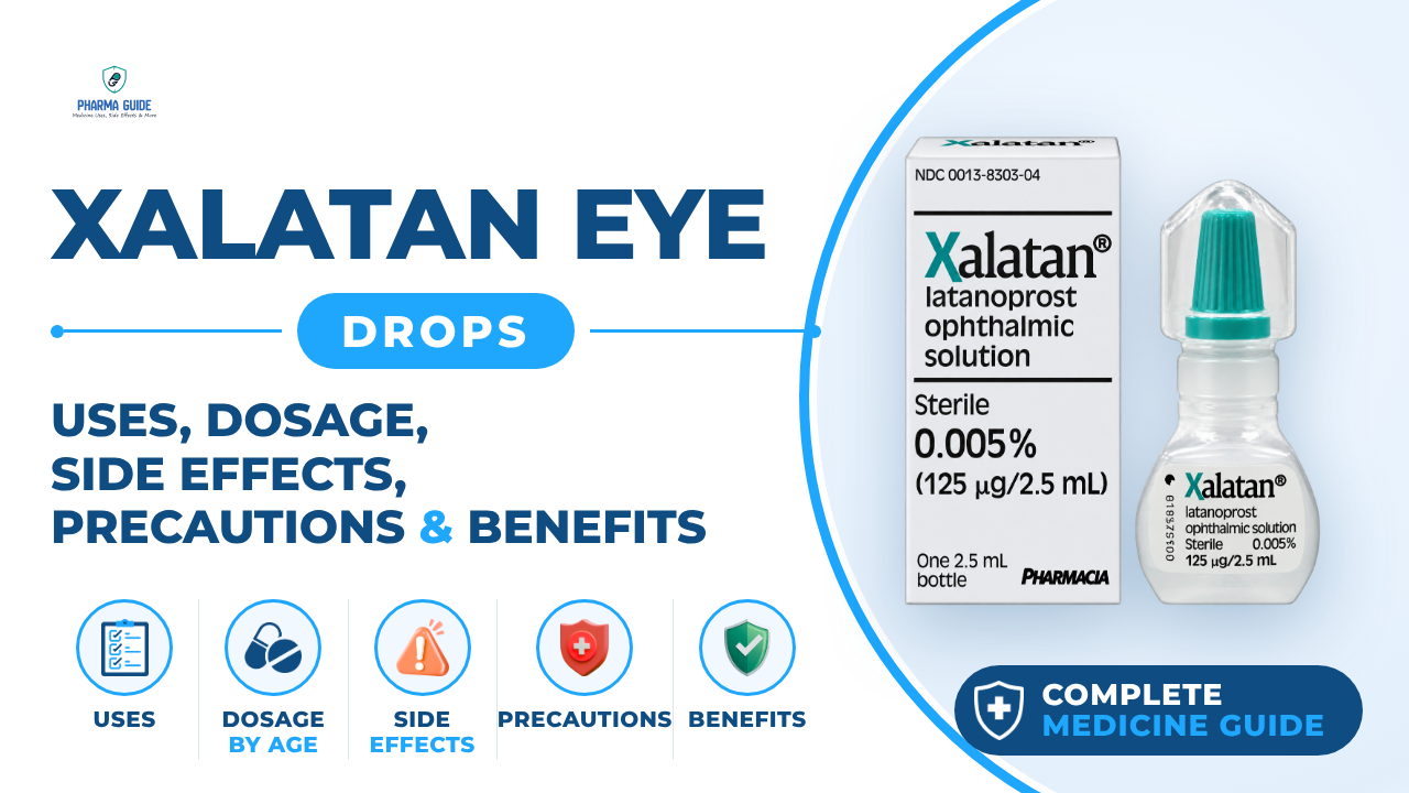 Xalatan Eye Drops: Uses, Dosage, Side Effects, Precautions and Alternates