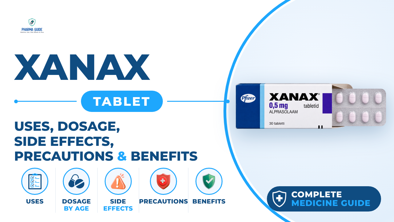 Xanax Tablet: Uses, Dosage, Side Effects, Precautions and Alternates