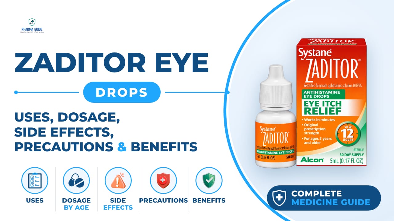 Zaditor Eye Drops: Uses, Dosage, Side Effects, Precautions and Alternates