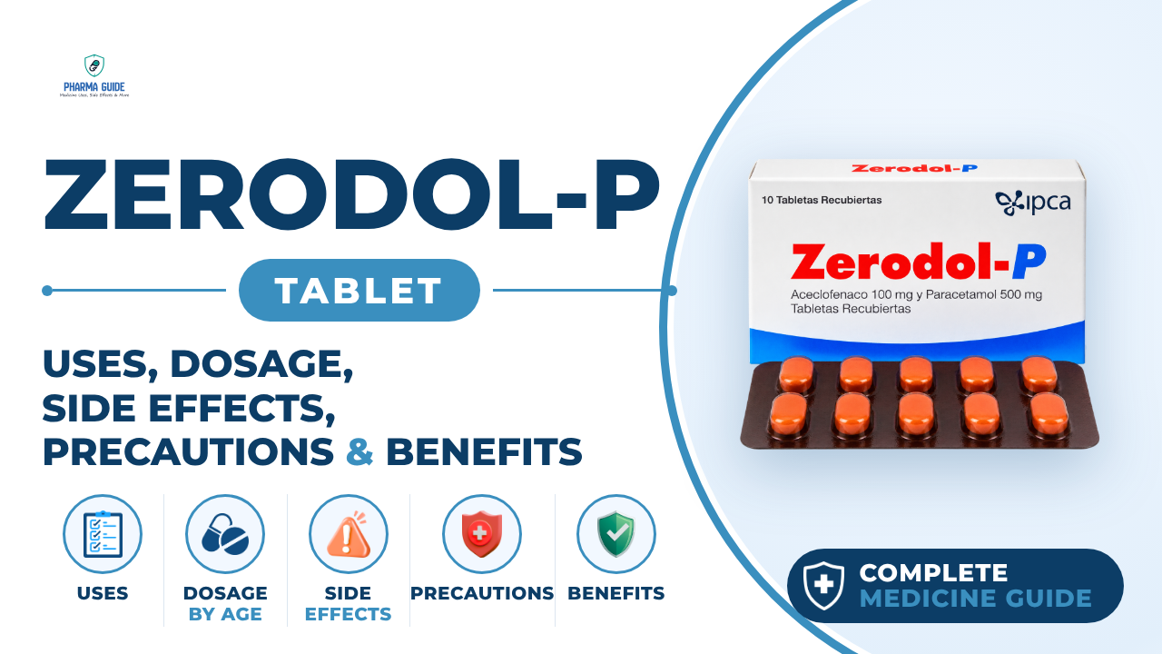 Zerodol-P Tablet: Uses, Dosage, Side Effects, Precautions and Alternates