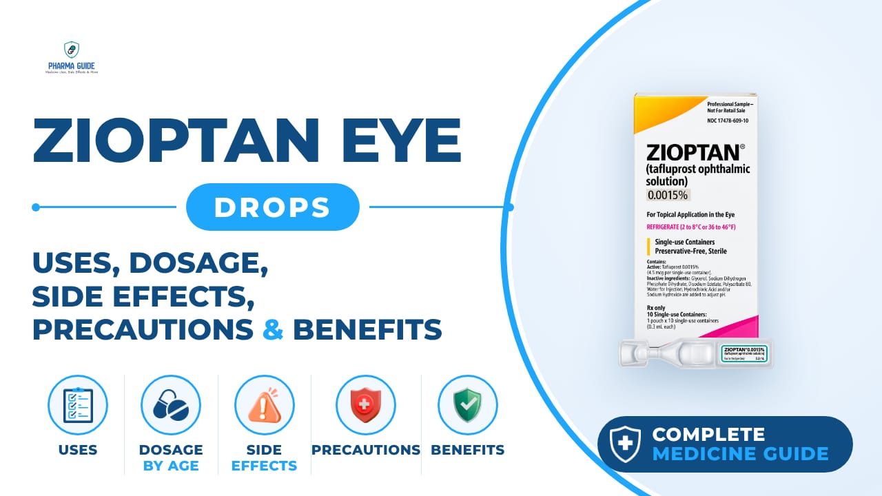 Zioptan Eye Drops: Uses, Dosage, Side Effects, Precautions and Alternates