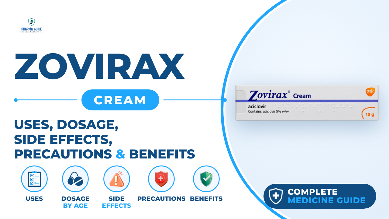 Zovirax Cream: Uses, Dosage, Side Effects, Precautions and Alternates