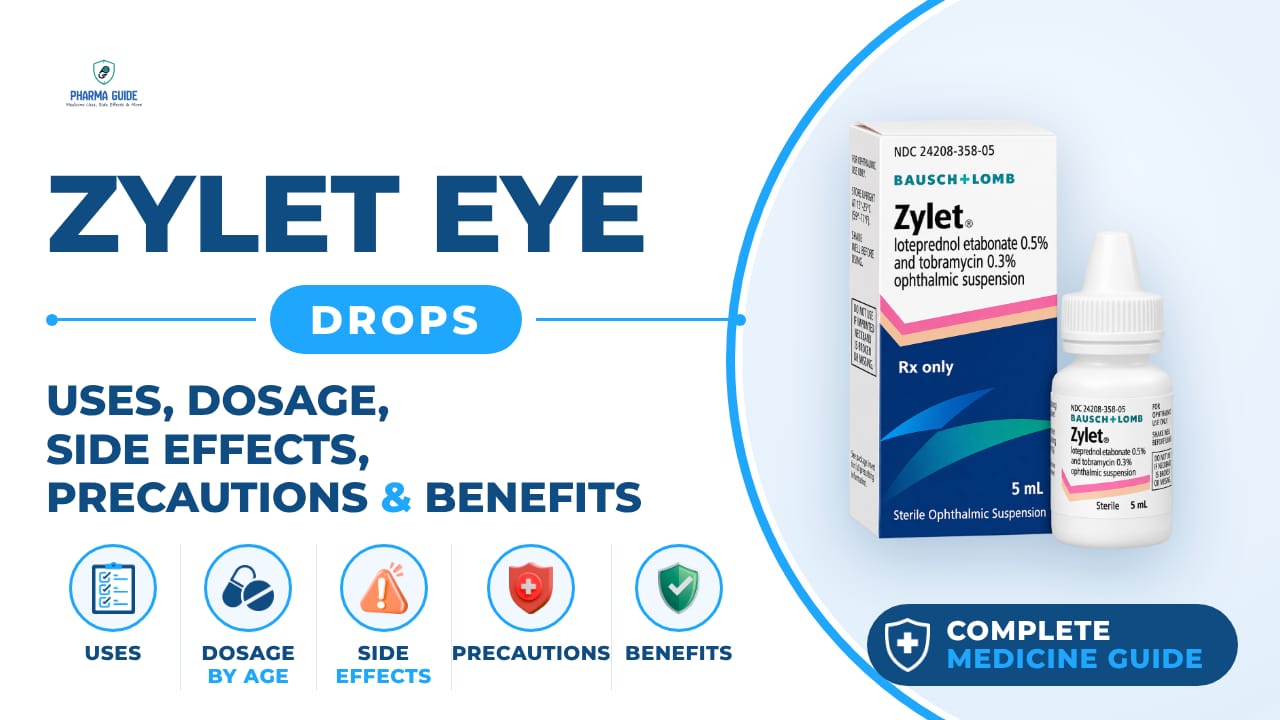Zylet Eye Drops: Uses, Dosage, Side Effects, Precautions and Alternates