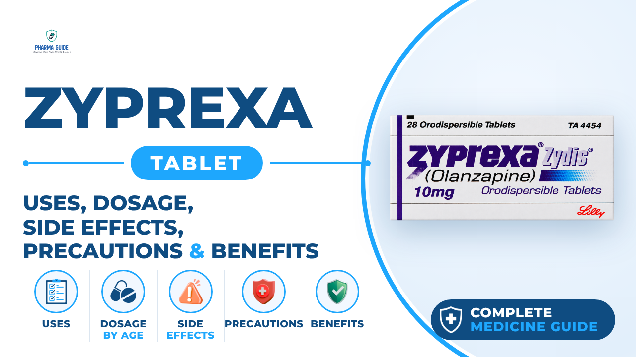 Zyprexa Tablet: Uses, Dosage, Side Effects, Precautions and Alternates