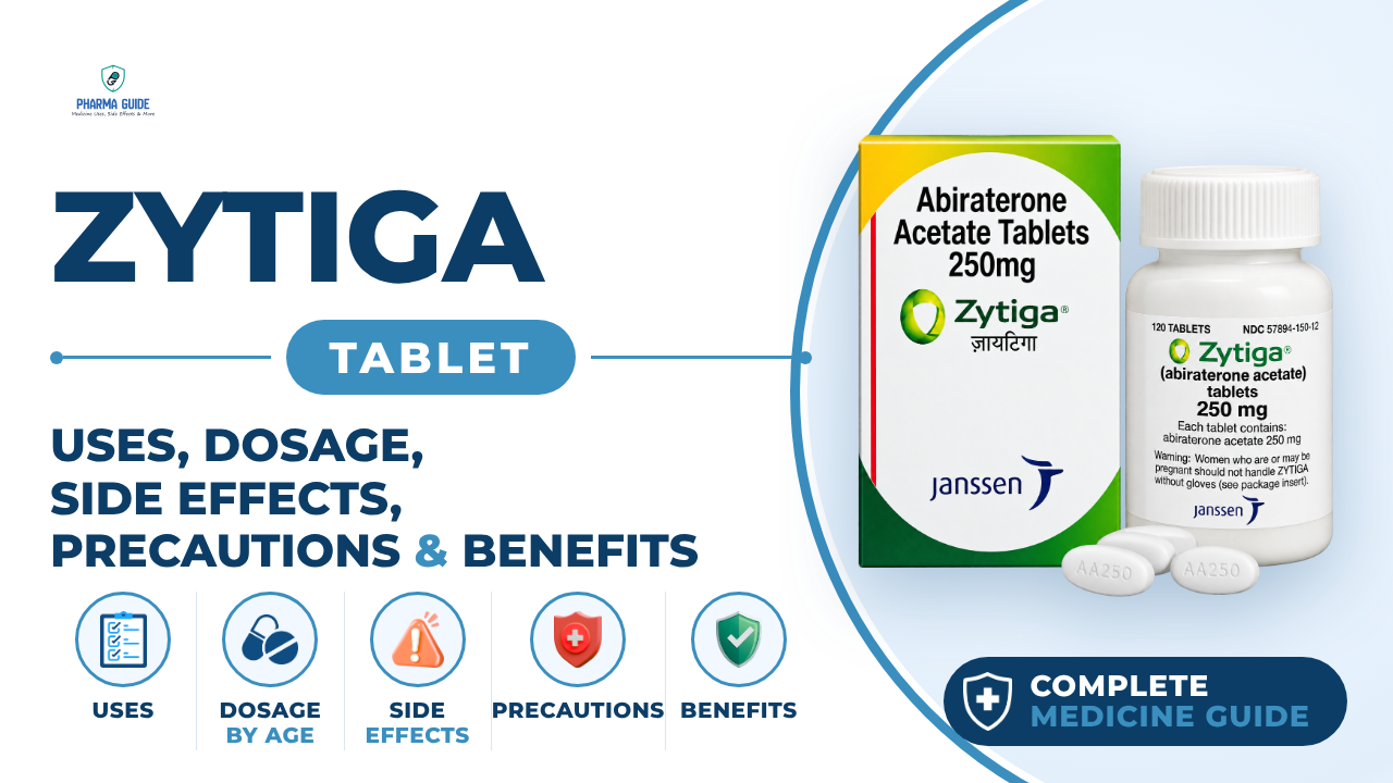 Zytiga Tablet: Uses, Dosage, Side Effects, Precautions and Alternates